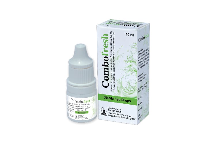 Eye Drop Combofresh 0.2%+0.36%+1%+0.05%+0.25% (10ml)
